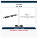 Securitron M34RB Magnalock 500 lb | Recessed, with BondSTAT