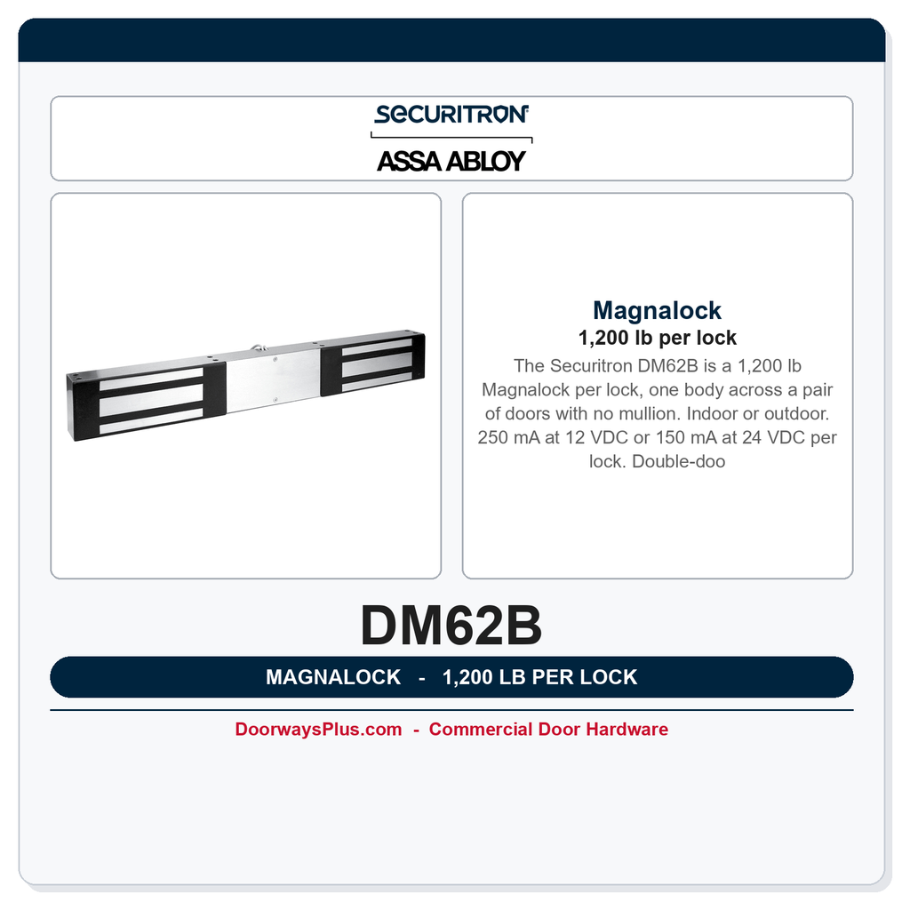 Securitron DM62B Magnalock | 1,200 lb per lock