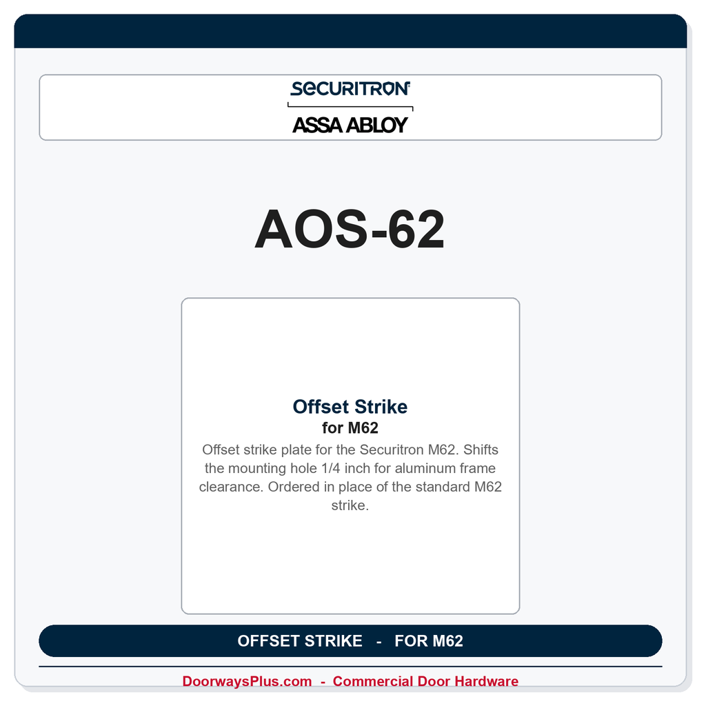 Securitron AOS-62 | Offset Strike