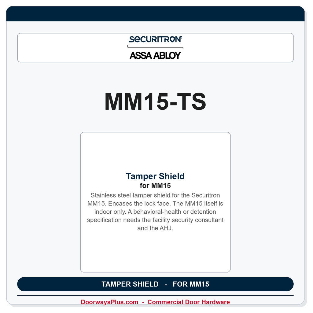 Securitron MM15-TS | Tamper Shield