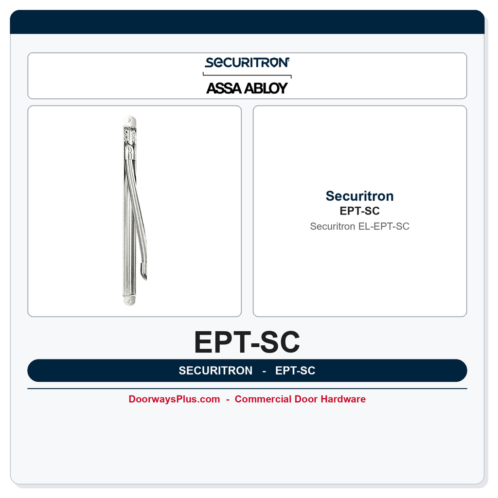 Securitron EL-EPT-SC ElectroLynx Power Transfer - 10 in Cord, Swing Clear