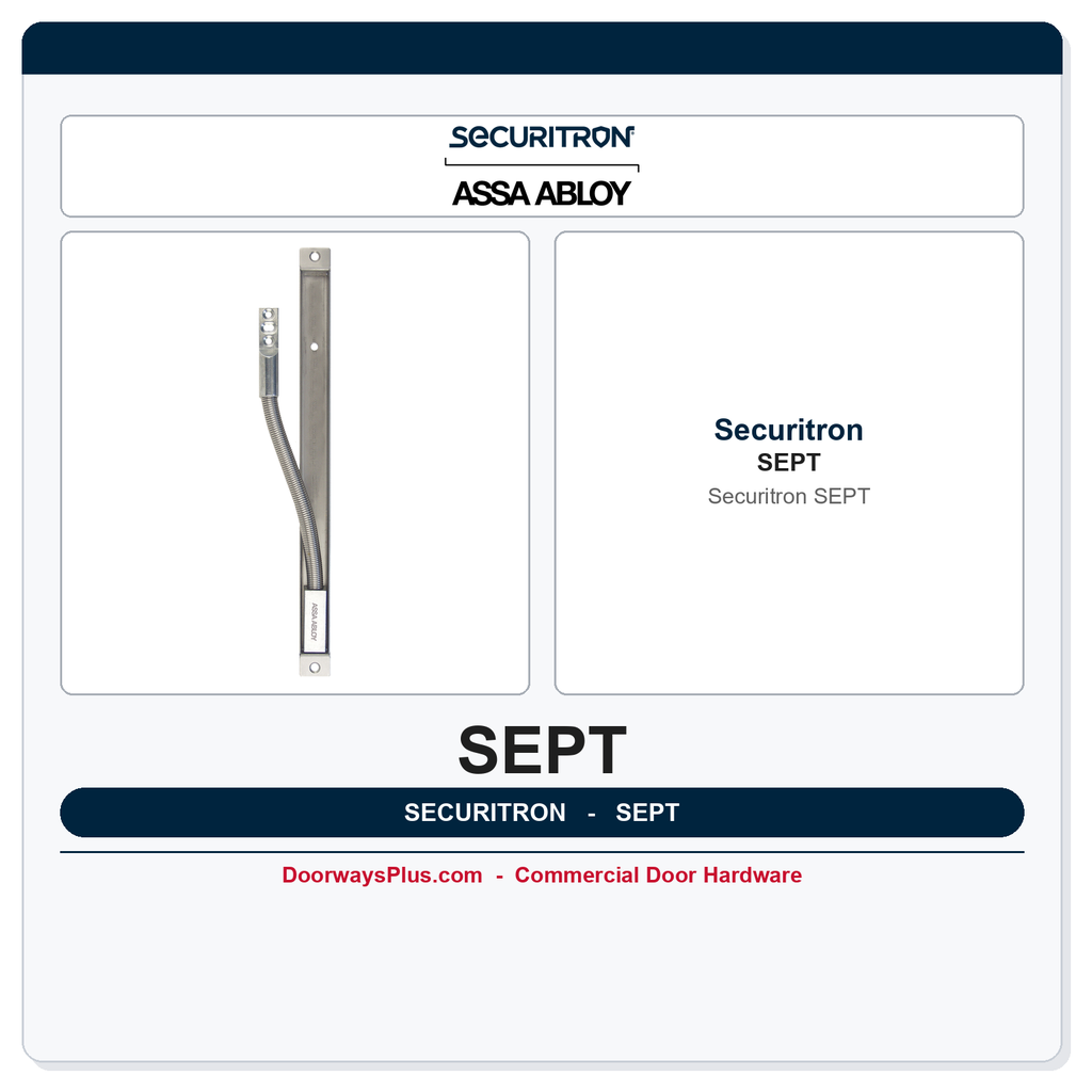Securitron SEPT Square-Cut Electrical Power Transfer