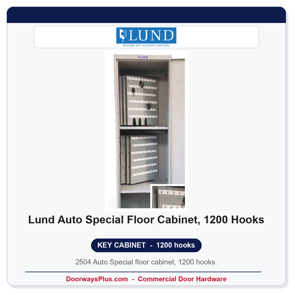 Lund Auto Special Floor Cabinet, 1200 Hooks