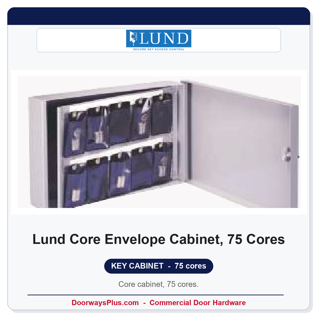 Lund Core Envelope Cabinet, 75 Cores