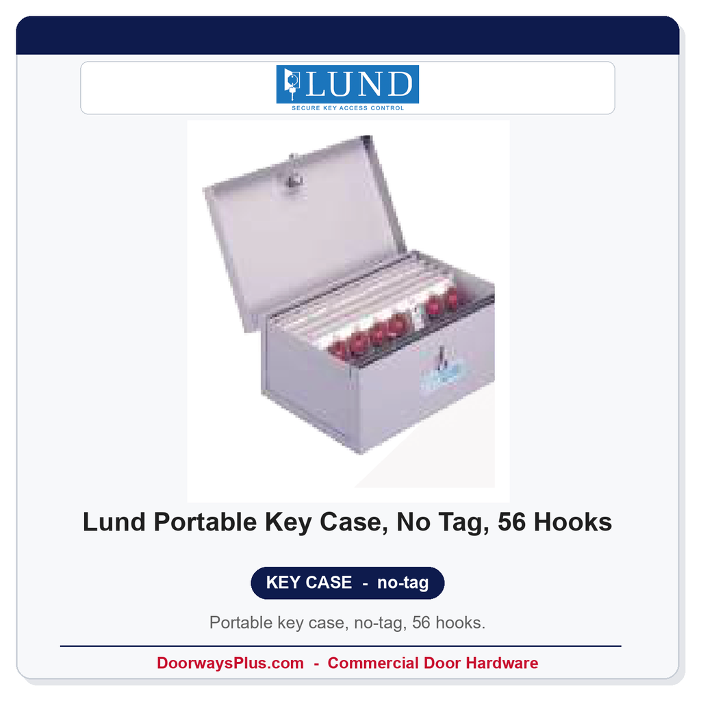 Lund Portable Key Case, No Tag, 56 Hooks