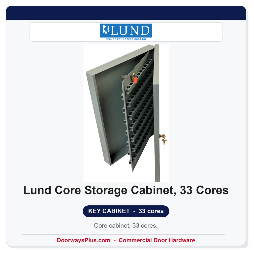 Lund Core Storage Cabinet, 33 Cores