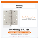 McKinney SP3386 5 x 4-1/2 StormPro Tornado Resistant Heavy Weight Ball Bearing Hinge