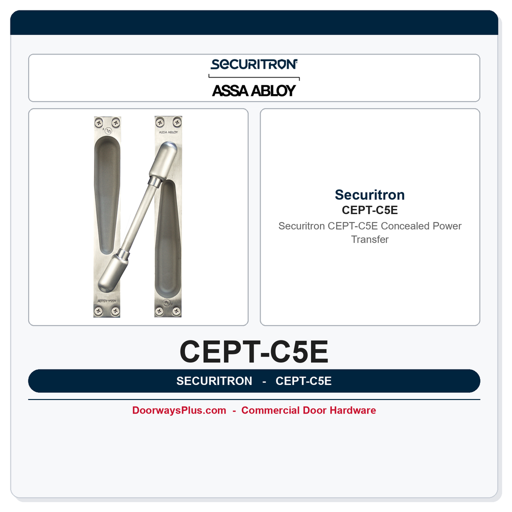 Securitron CEPT-C5E Concealed Electrical Power Transfer - CAT5E