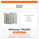 McKinney T4A3395 5 Swing Clear Heavy Weight Hinge