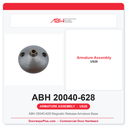 ABH 20040-628 Magnetic Release Armature Base | Satin Aluminum