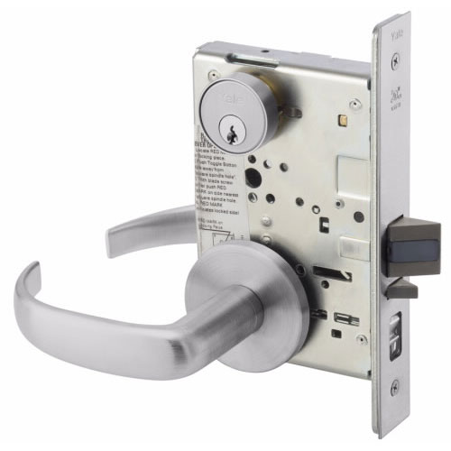 Accentra PBR 8807FL Mortise Lockset Entry Function less Cylinder - Yale