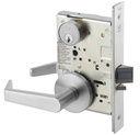Accentra 8808FL Mortise Lockset Classroom Less Cylinder US26D
