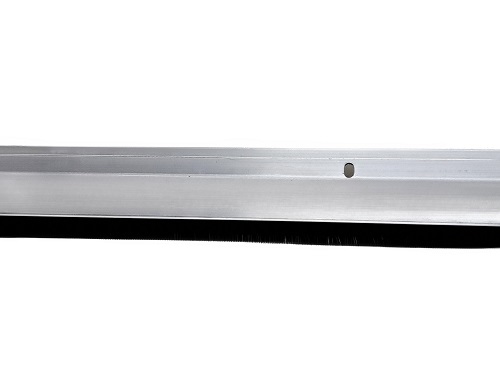 Hager 770SAB Nylon Brush Sill Sweep with Rain Drip in Aluminum Finish