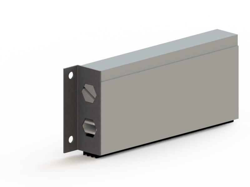 Hager 740S Fire-Rated Automatic Door Bottom Aluminum 36", 42", 48"