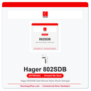 Hager 802SDB Dark Bronze Nylon Brush Astragal | UL Listed | 84" or 96"