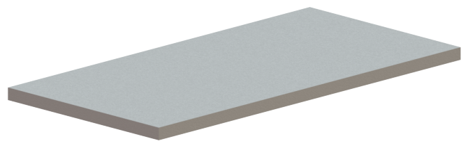 Hager 835S Steel Flat Bar Astragal, Prime Painted, 7 or 8 Ft