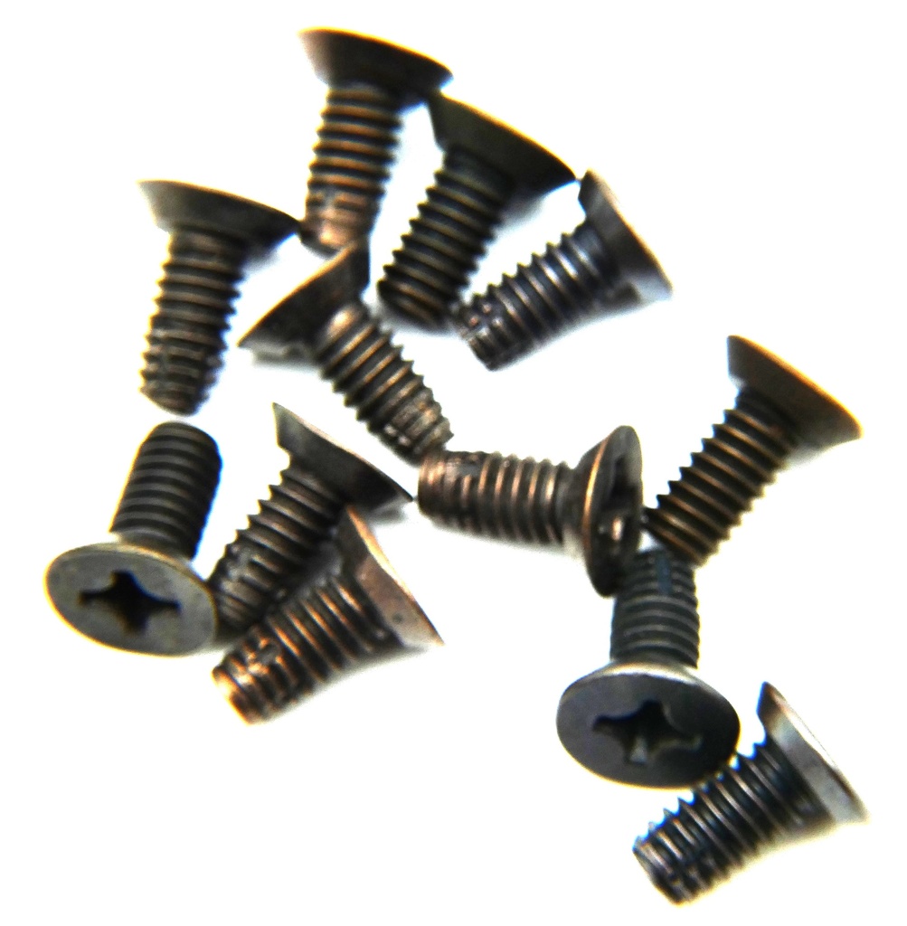 Hager 1-800-7425 Hinge Screws, Machine 12-24 x 1/2" FPHM US10A or 10B