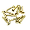 Hager 1-810-5952 #12 x 1-1/4" Wood Hinge Screws US4 Satin Brass | Pkg of 12 or 100