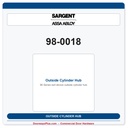 Sargent 98-0018 Outside Cylinder Hub | 9800 & 80 Series Rim Exit Devices