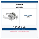 Sargent 10XG05 LL Grade 1 Office Entry Lever Cylindrical Lockset