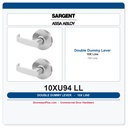 Sargent 10XU94 LL Double Dummy Lever Pair | Commercial Door Hardware