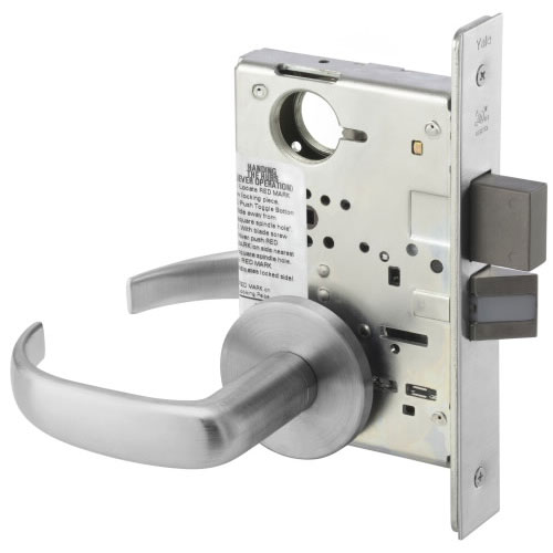 Accentra 8822FL Mortise Lockset | Dormitory/Exit | Less Cylinder | US26D