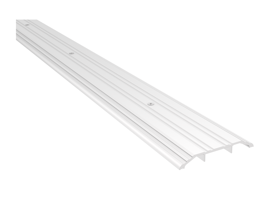 Pemko 170A Fluted Saddle Threshold 4" Wide x 1/2" High – Mill Aluminum | ADA, Fire Rated