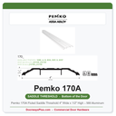 Pemko 170A Fluted Saddle Threshold 4" Wide x 1/2" High – Mill Aluminum | ADA, Fire Rated