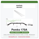 Pemko 170A Fluted Saddle Threshold 4" Wide x 1/2" High – Mill Aluminum | ADA, Fire Rated