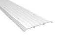 Pemko 2548A Fluted Saddle Threshold 8" Mill Aluminum | ADA Fire Rated UL Listed