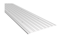 Pemko 2748A Fluted Saddle Threshold 8" Wide x 1/4" High – Mill Aluminum | ADA & UL Fire Rated