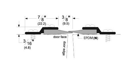 Pemko 305CN Meeting Stile Split Astragal