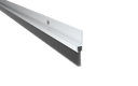 Pemko 18061CNB Grey Nylon Brush Sill Sweep - Clear Anodized Aluminum