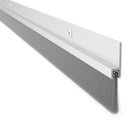 Pemko 18100CNB Nylon Brush Sill Sweep – 1" Grey Brush, Clear Anodized Aluminum, 36" & 48"