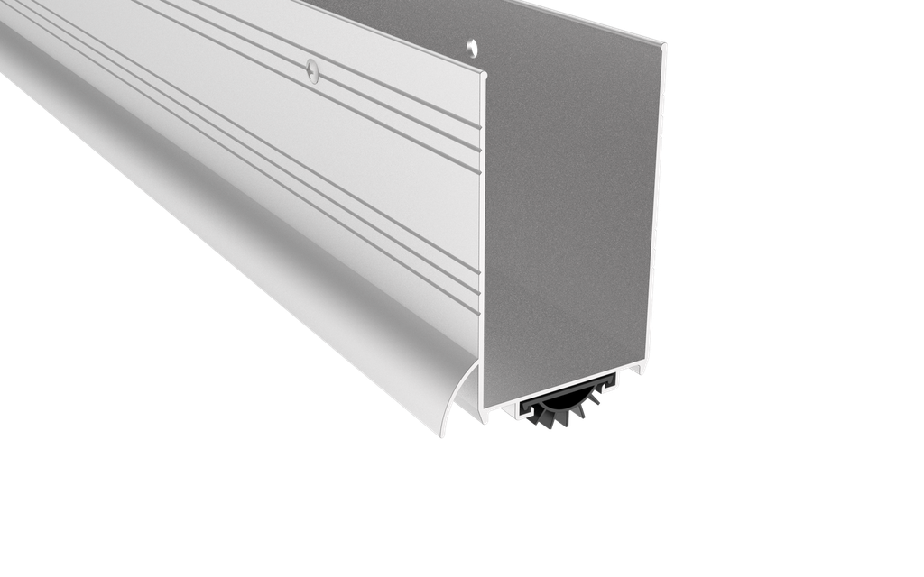 Pemko 2211AV Extended Door Bottom Shoe, Rain Drip & Kick Plate - 3" High