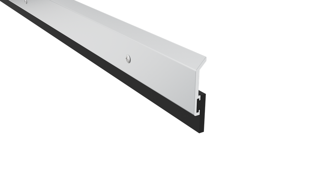 Pemko 315CN Sill Sweep | Clear Anodized Aluminum Neoprene 36–48"