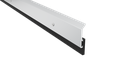 Pemko 315CN Sill Sweep with Black Neoprene Insert in Aluminum Finish