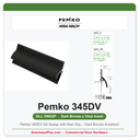 Pemko 345DV Sill Sweep with Rain Drip – Dark Bronze Anodized | UL Listed, ANSI/BHMA A156.22