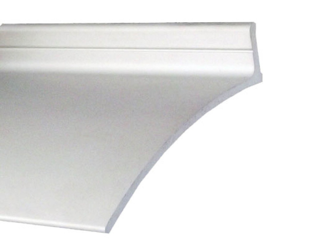 Pemko 346C Aluminum Overhead Rain Drip – Clear Anodized | UL 10C Fire Rated