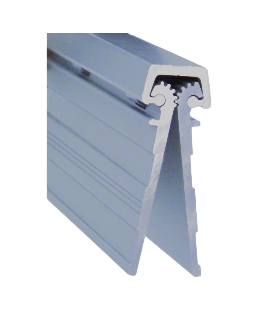 Pemko CFM83SLF-HD1 Full-Mortise Heavy Duty Short Leaf Flush Continuous Geared Hinge, 83" Clear Anodized