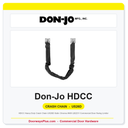 Don-Jo HDCC Heavy Duty Crash Chain | US26D Satin Chrome | ANSI LB2231 Commercial Door Swing Limiter