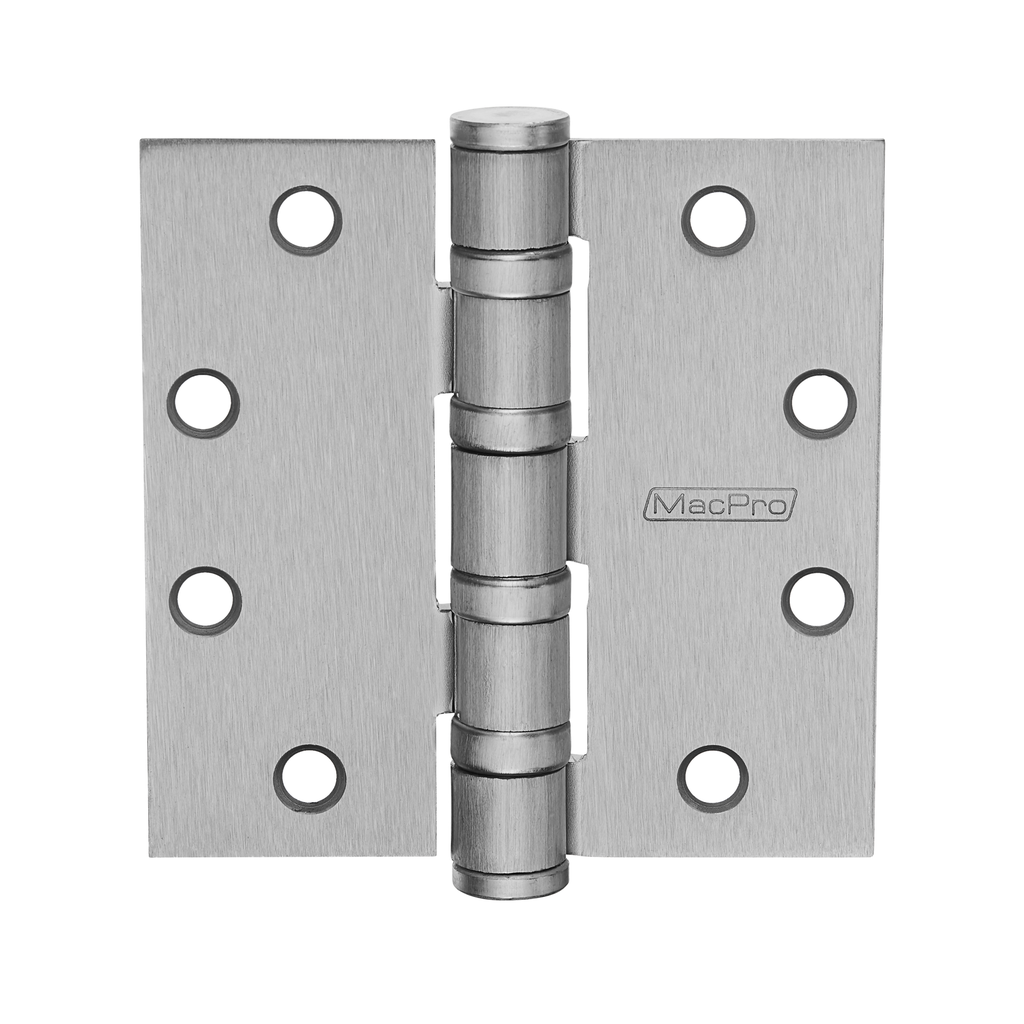 McKinney MacPro MPB68 Heavy Weight Ball Bearing Hinge 4-1/2x4-1/2 US26D Satin Chrome