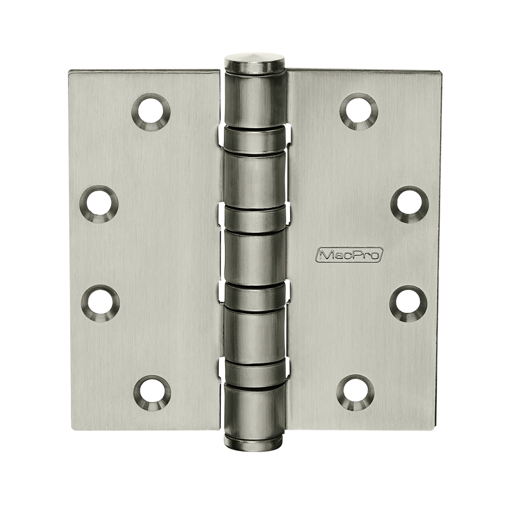 McKinney MacPro MPB99 5x4½ Heavy Weight Ball Bearing Hinge US32D Satin Stainless