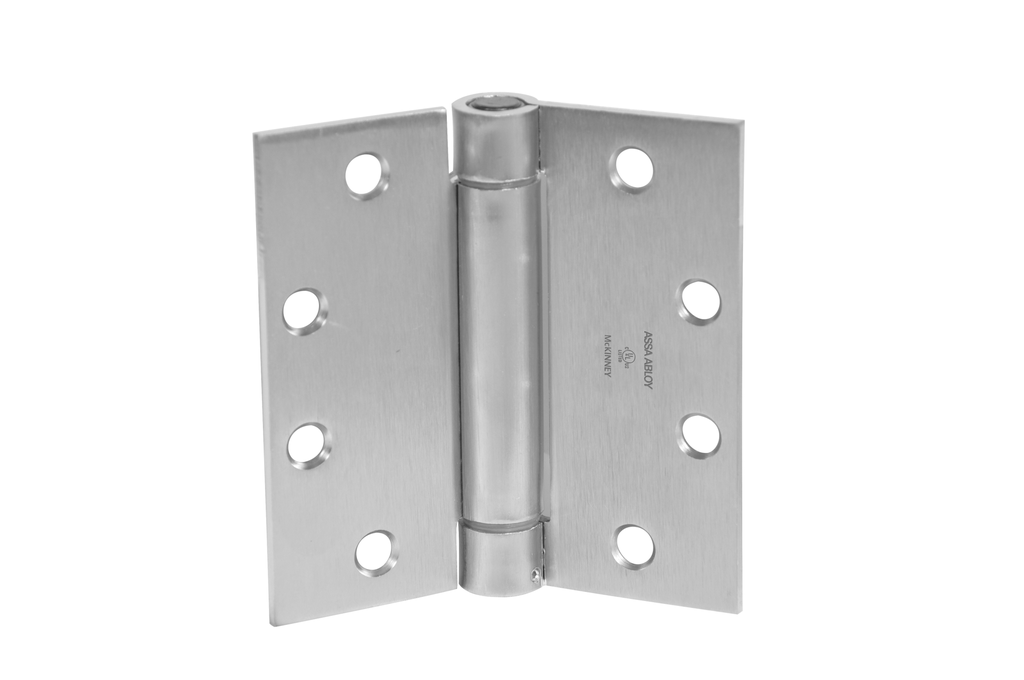 McKinney 1502 Spring Hinge 4-1/2"x4-1/2" Full Mortise Self-Closing UL Listed ANSI Grade 1