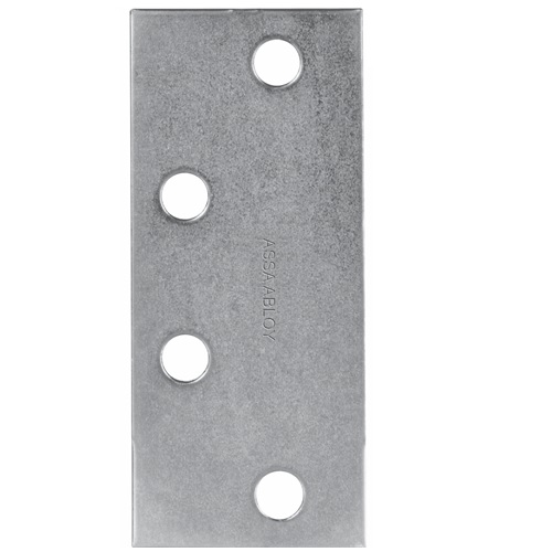 McKinney BP-10 Hinge Back Plate | Half Surface | US26D Satin Chrome