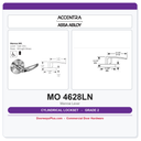 Accentra MO 4628LN Grade 2 Communicating Exit Latch Lockset ANSI F111