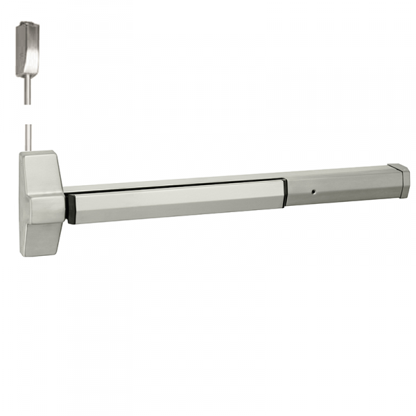Accentra 7170F Fire-Rated Vertical Rod Exit Device (Less Bottom Rod) - 36 x 84 Door - Yale