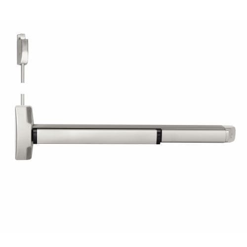 Accentra 6170FED-LBR F90 Fire Rated SVR Exit Device Less Bottom Rod 36"x84" 630 Stainless Steel
