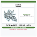 Markar TORX-TKS1267SP10SS #12-24 Stainless Security Screws Pkg/24