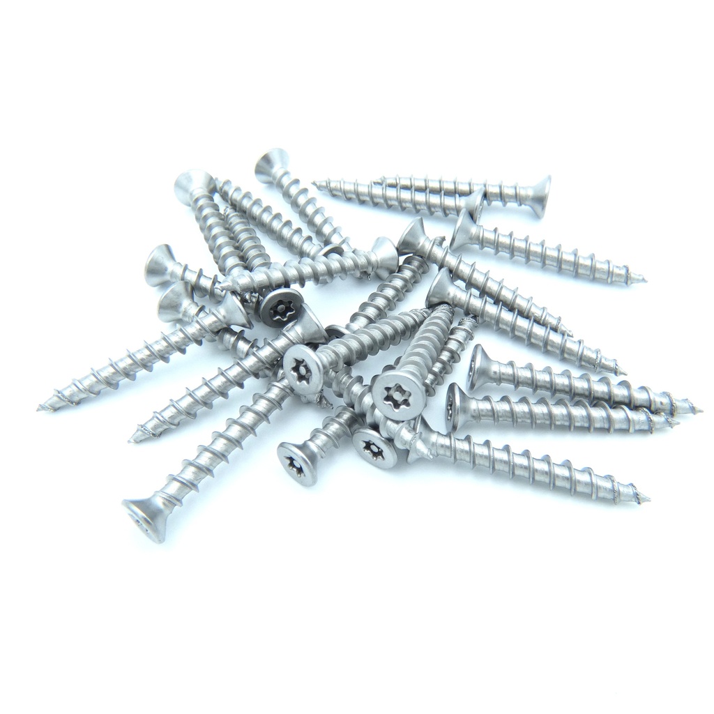 Markar TORX-T25PBS12150SS24 Security Wood Screws | Stainless Steel (Pkg of 24)